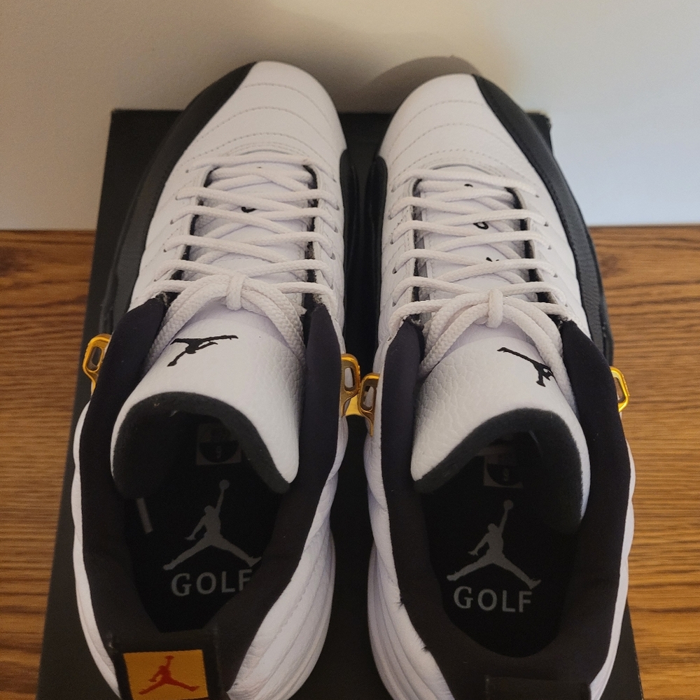 Jordan 12 taxi golf cleats men's 9 women's 10.5 - Picture 3 of 8